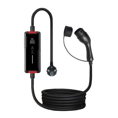 タイプ2携帯用EVの充満山16AスマートなAC電気自動車の充電器IEC 62196