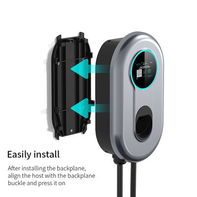 11.04KW 3段階のタイプ2 EVの充電器Wallboxの速く、便利な電気自動車の充電ステーション