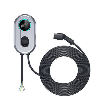 32A EVの充電器のWallbox 3Phase 22.08KWの電気自動車の充電ステーションのタイプ2はLCDスクリーンとの5mをケーブルで通信する