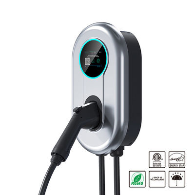 LCDスクリーンを持つタイプ1 EVの充電器40Aの充電ステーション9.6KW Wallbox Level2の電気自動車の充電器