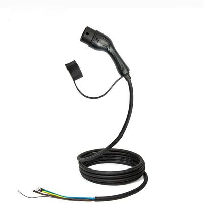 22kW携帯用車充満ケーブルEV OEM単一銃のタイプ2の充電器のプラグ32A/3Phase