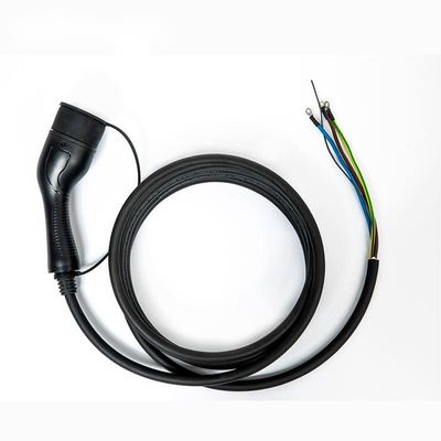 22kW携帯用車充満ケーブルEV OEM単一銃のタイプ2の充電器のプラグ32A/3Phase