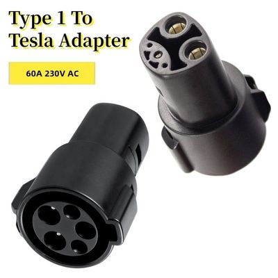 Tesla EVの電気自動車の充電器のための充満アダプター60A 250V ACコンバーターへのタイプ1 J1772