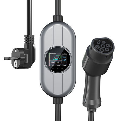 制御箱AC 230V現在の調節可能な家EVの充電器を持つ50/60Hzタイプ2携帯用EVの充電器