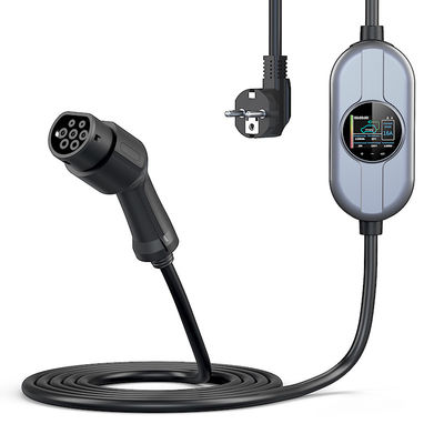 制御箱AC 230V現在の調節可能な家EVの充電器を持つ50/60Hzタイプ2携帯用EVの充電器