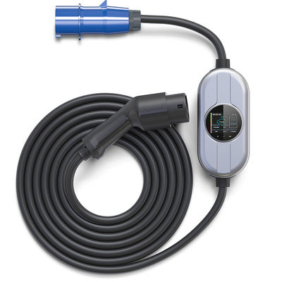 EV車の充電器のタイプ2 IEC62196 16A携帯用EVの充電ステーションAC 250V