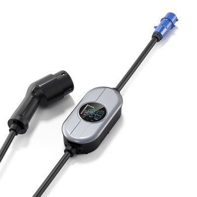 EV車の充電器のタイプ2 IEC62196 16A携帯用EVの充電ステーションAC 250V