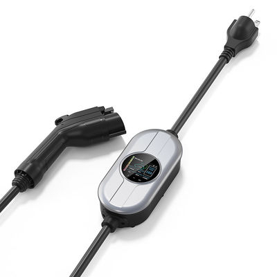 LCD付き16A Type1モバイル充電ステーションAC充電パイルSAE J1772