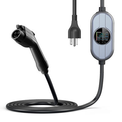 LCD付き16A Type1モバイル充電ステーションAC充電パイルSAE J1772