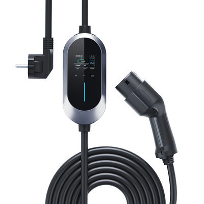 32A家の屋内/屋外AC EV充電器、タイプ2 EVsと互換性がある電気自動車の充電ステーション