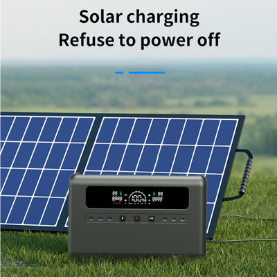 800W 最大ソーラー充電入力ポータブル発電所 2400W LiFePO4 バッテリー