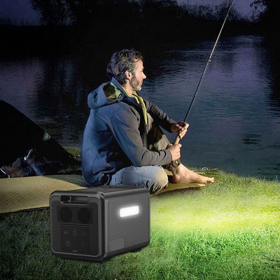 800W 最大ソーラー充電入力ポータブル発電所 2400W LiFePO4 バッテリー