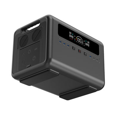 LCDは2304Whキャンプのための携帯用動力火車1200W AC Intput太陽発電機LiFePO4電池を表示する