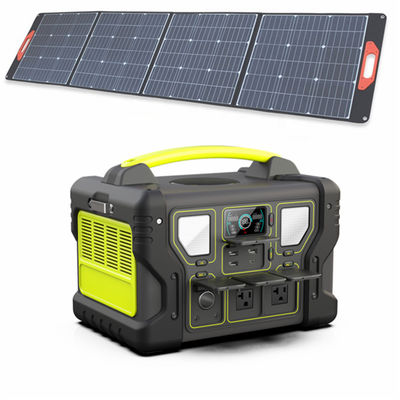 1000W太陽電池パネルが付いている携帯用動力火車999Wh UL李イオン バッテリー・バックアップの電源